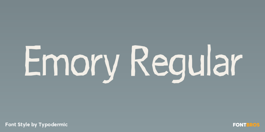 Emory Regular Poster