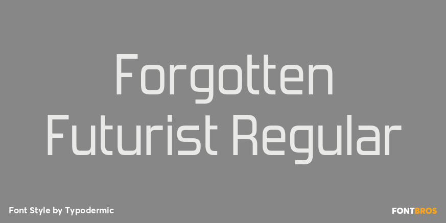 Forgotten Futurist Regular Poster