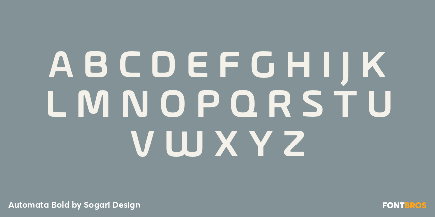 Automata Bold Font Poster #2