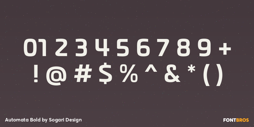 Automata Bold Font Poster #4