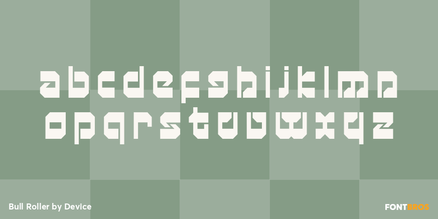 Bull Roller Font Poster #1