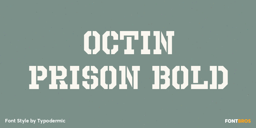 Octin Prison Bold Poster