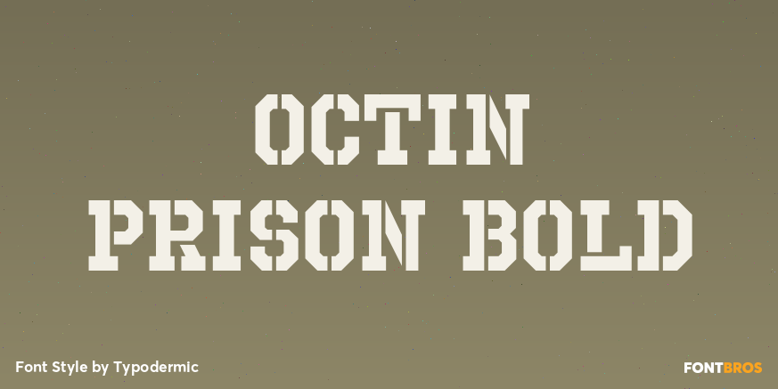 Octin Prison Bold Poster