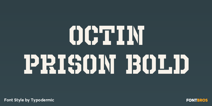 Octin Prison Bold Poster