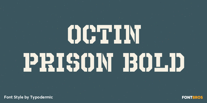 Octin Prison Bold Poster