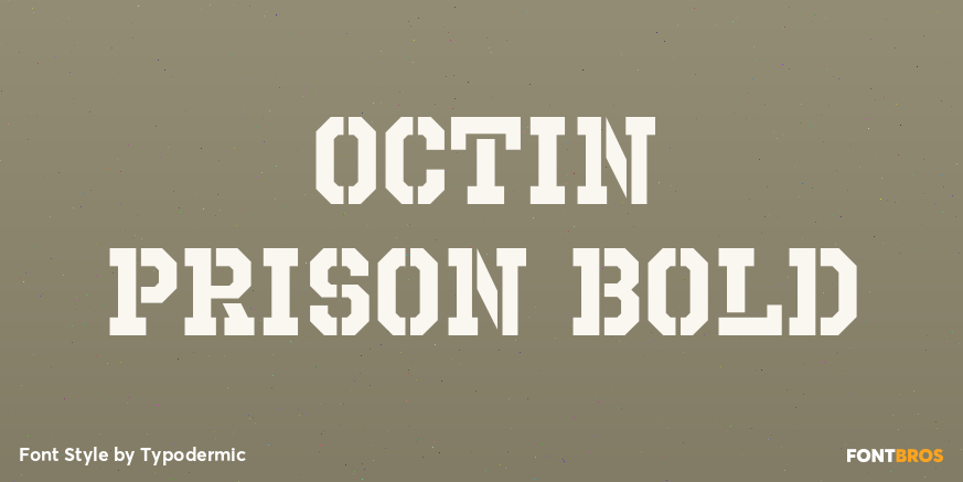 Octin Prison Bold Poster