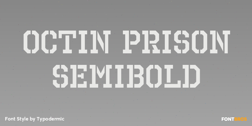 Octin Prison Semibold Poster