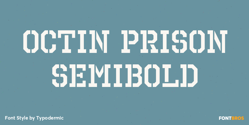 Octin Prison Semibold Poster
