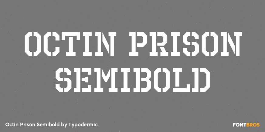 Octin Prison Semibold Poster