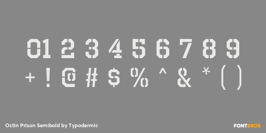 Octin Prison Semibold Font Poster #4
