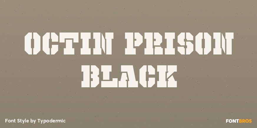 Octin Prison Black Poster