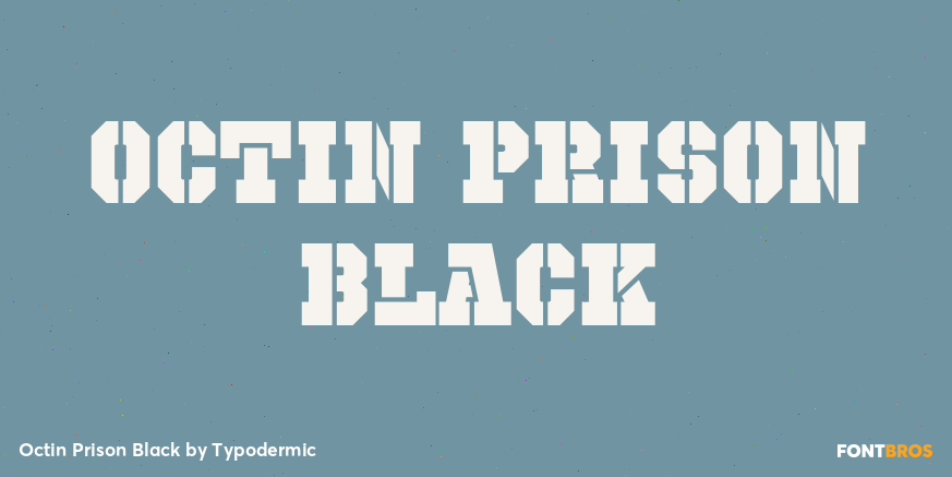 Octin Prison Black Poster