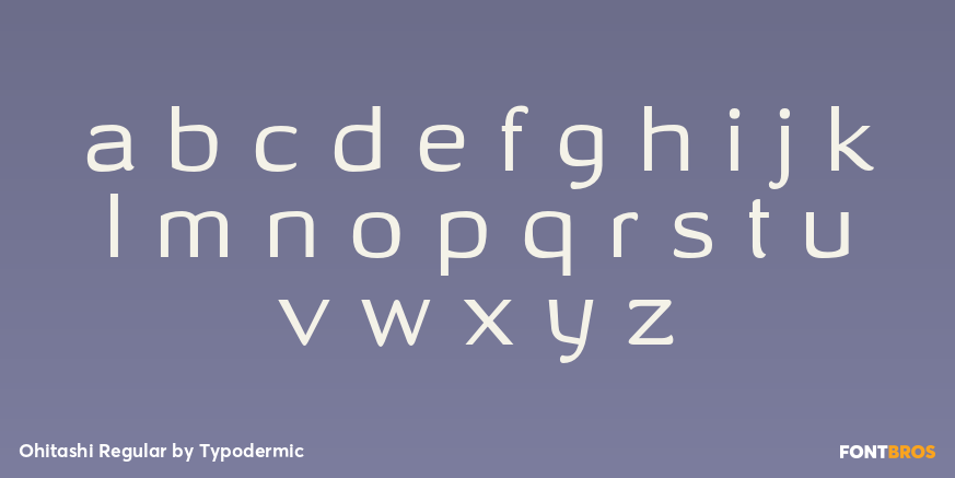 Ohitashi Regular Font Poster #3