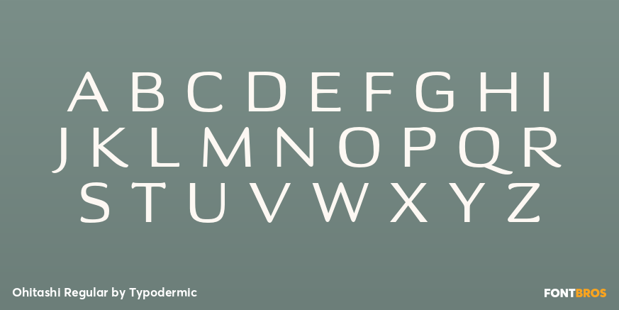 Ohitashi Regular Font Poster #1