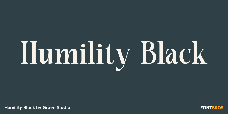 Humility Black Poster