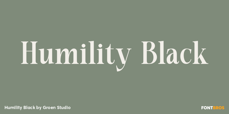 Humility Black Poster