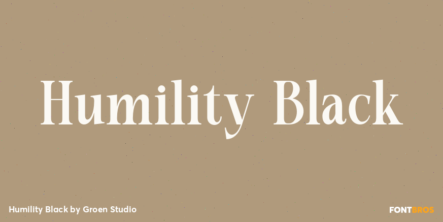 Humility Black Poster