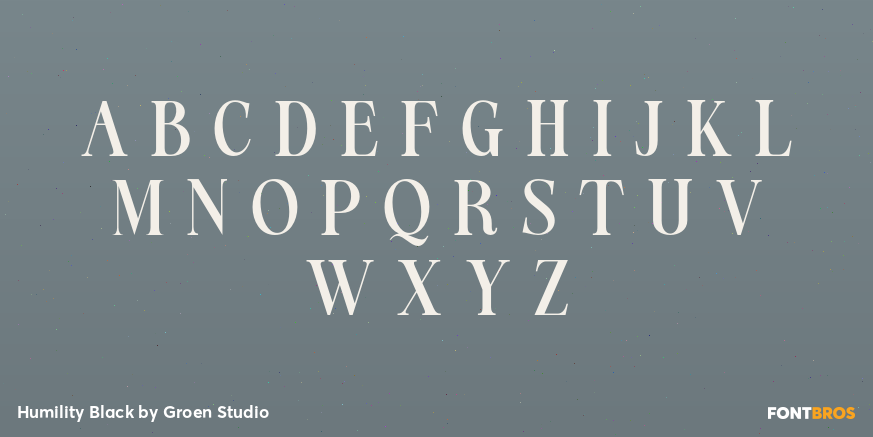 Humility Black Font Poster #2