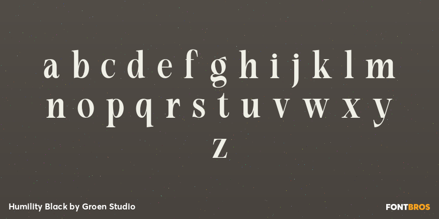 Humility Black Font Poster #3