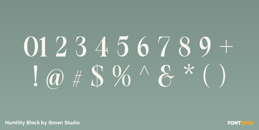 Humility Black Font Poster #4