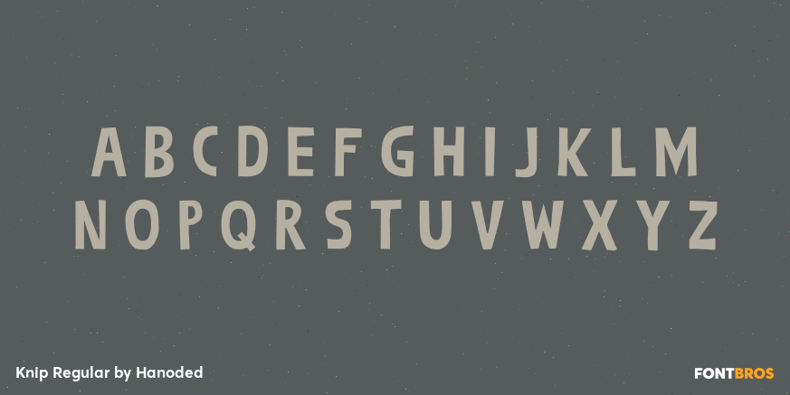 Knip Regular Font Poster #3