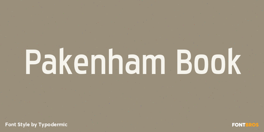 Pakenham Book Font Poster #1