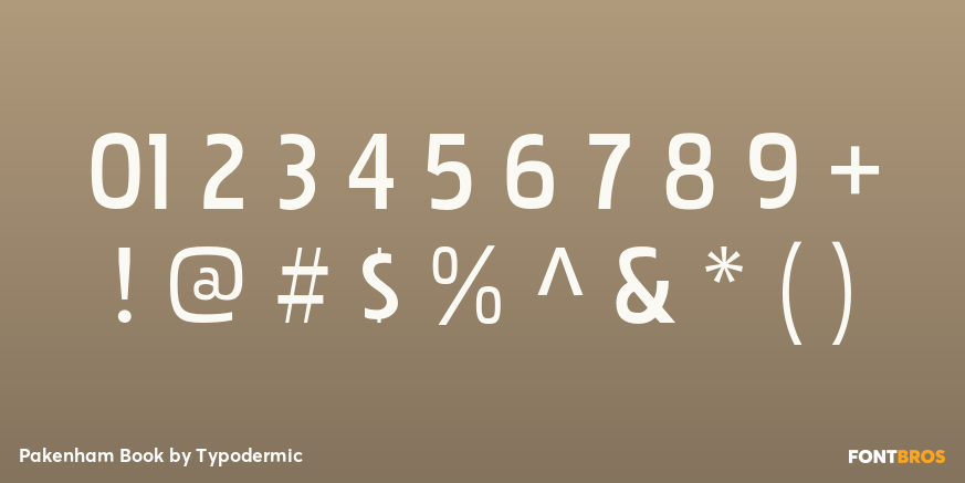 Pakenham Book Font Poster #1