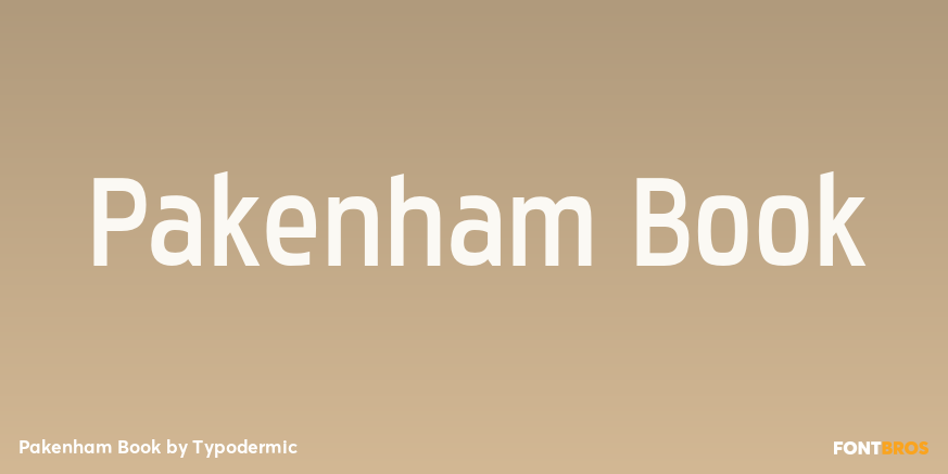 Pakenham Book Font Poster #1