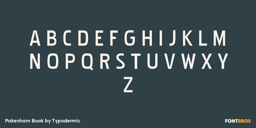 Pakenham Book Font Poster #2