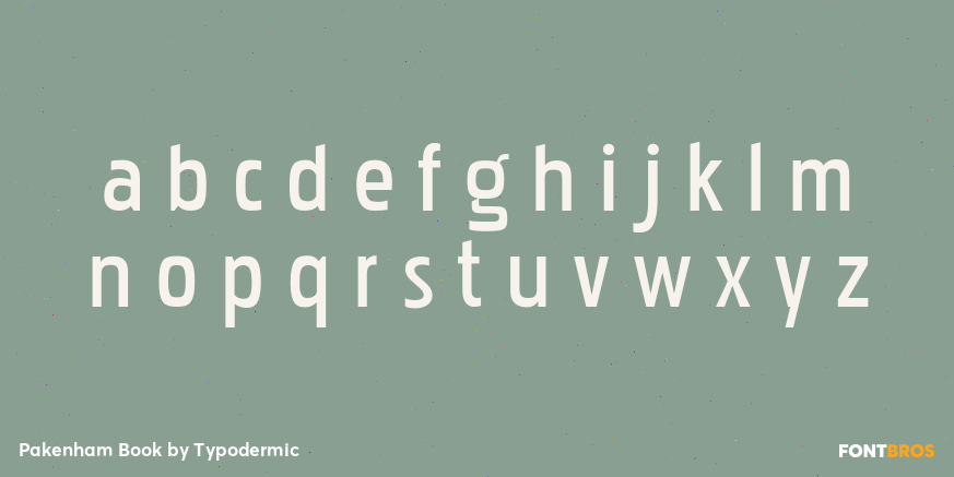 Pakenham Book Font Poster #3