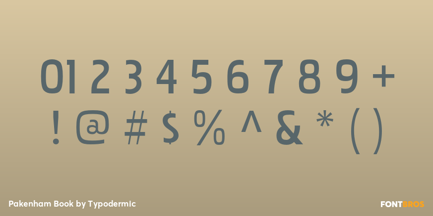 Pakenham Book Font Poster #4