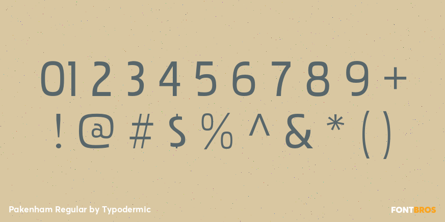 Pakenham Regular Font Poster #4