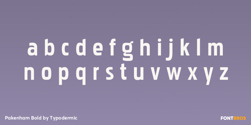 Pakenham Bold Font Poster #3