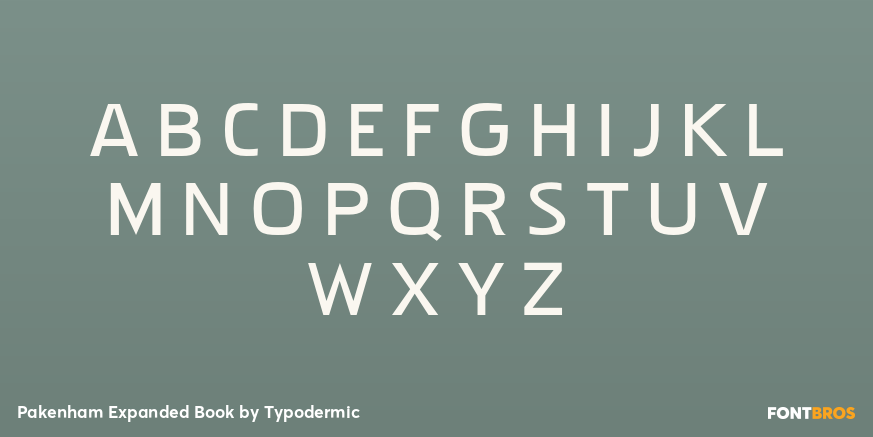 Pakenham Expanded Book Font Poster #1