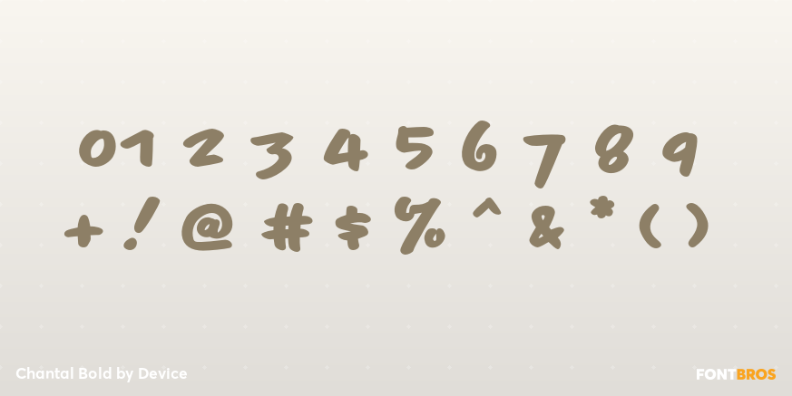 Chantal Bold Font Poster #4