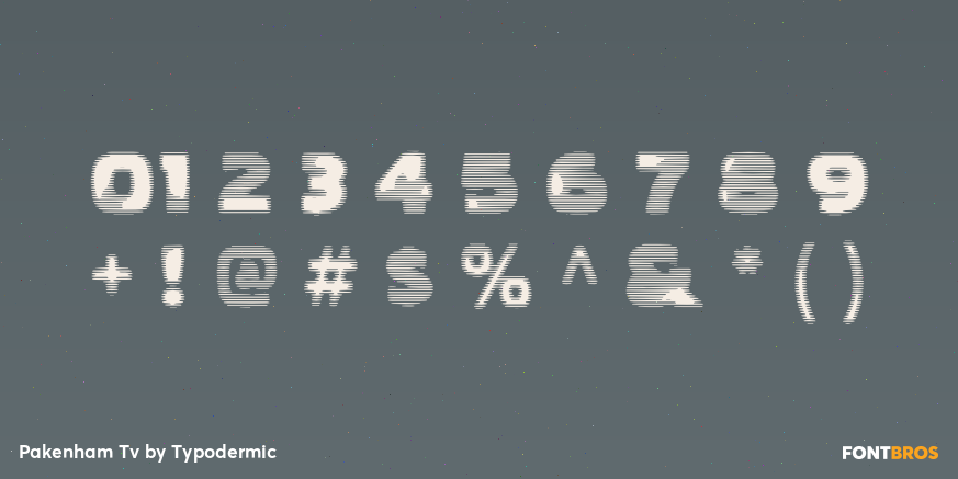 Pakenham Tv Font Poster #1