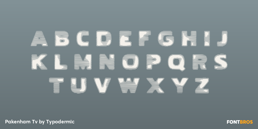 Pakenham Tv Font Poster #2