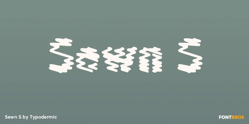 Sewn S Poster