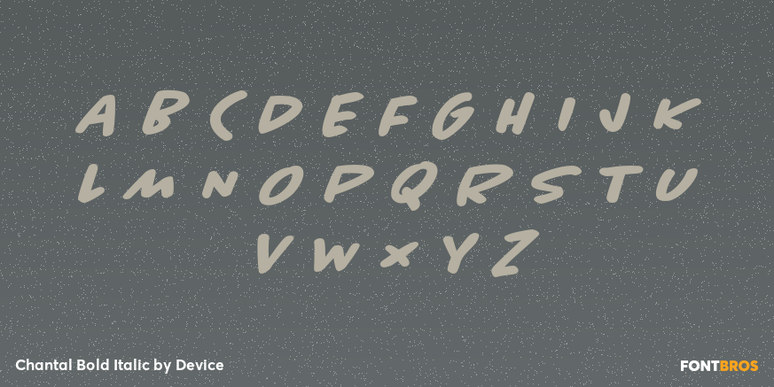 Chantal Bold Italic Font Poster #2