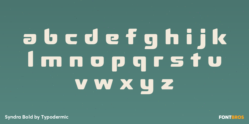 Syndra Bold Font Poster #1