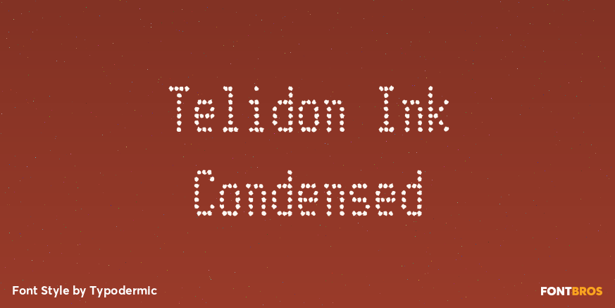 Telidon Ink Condensed Poster