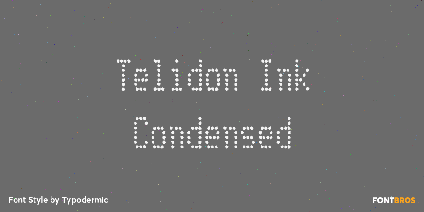 Telidon Ink Condensed Poster