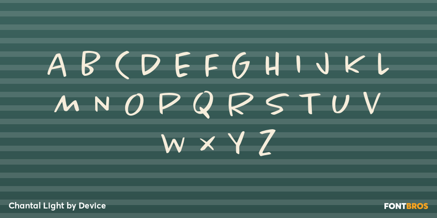 Chantal Light Font Poster #2