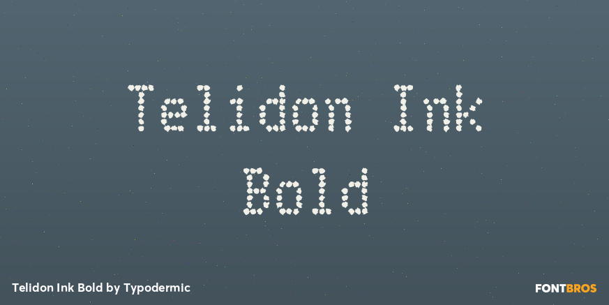 Telidon Ink Bold Poster