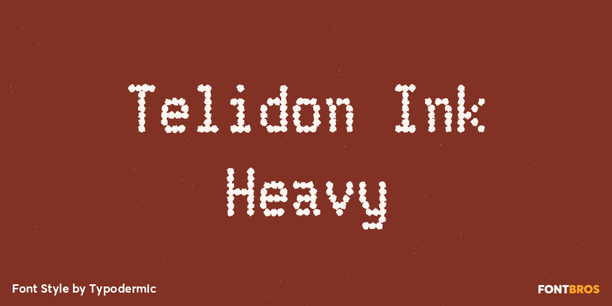 Telidon Ink Heavy Poster