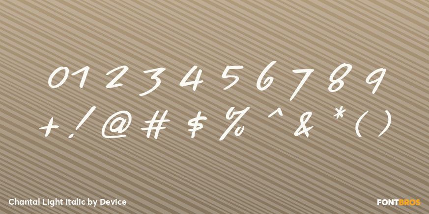 Chantal Light Italic Font Poster #4