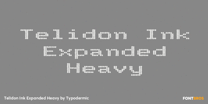 Telidon Ink Expanded Heavy Poster