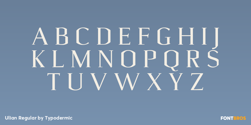 Ulian Regular Font Poster #2