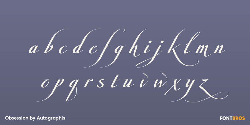 Obsession Font Poster #3