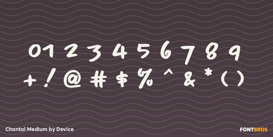 Chantal Medium Font Poster #1